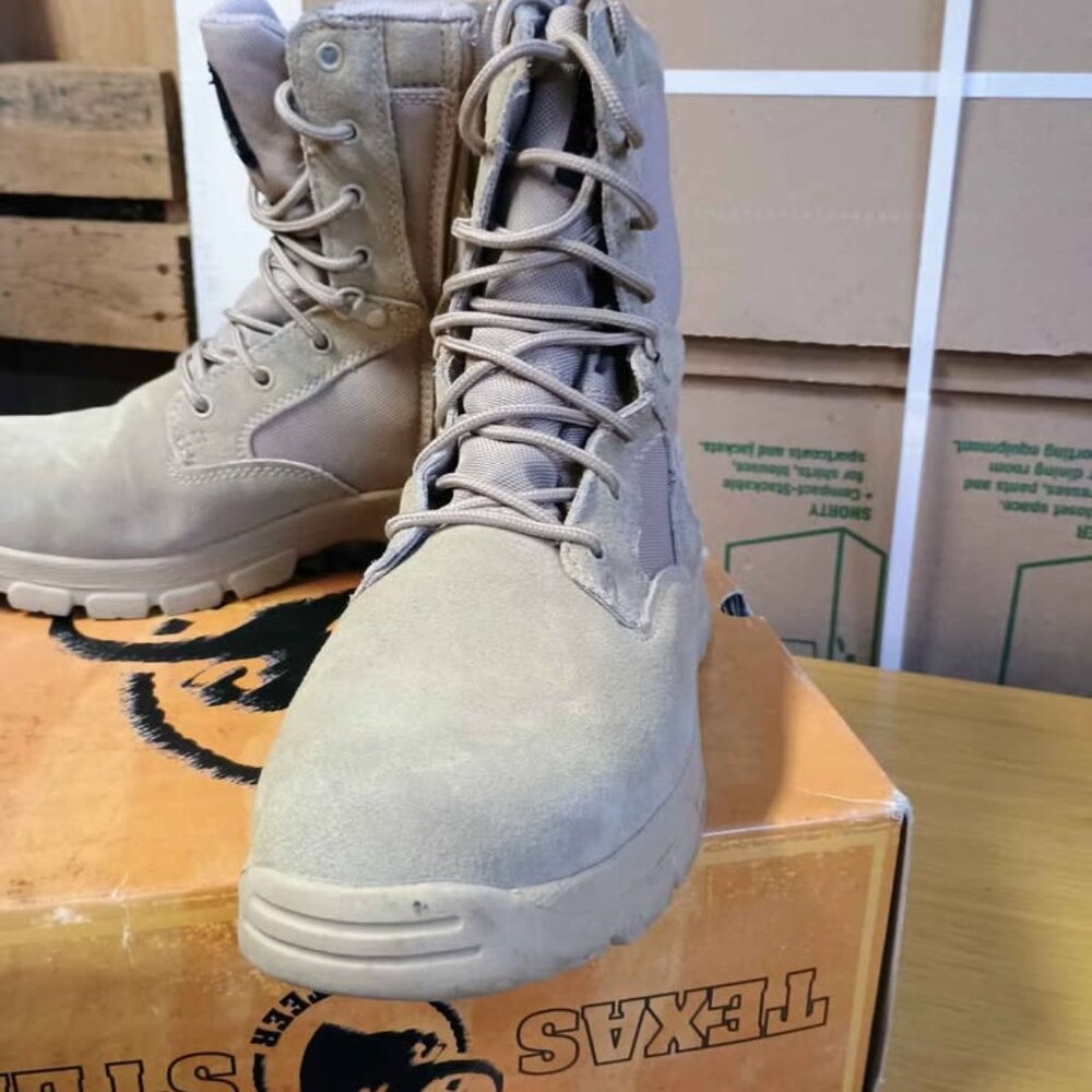 Texas steer oil and slip resistant zipper boot